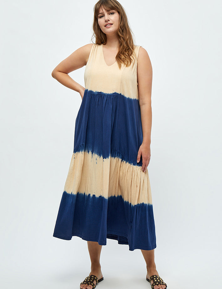 Peppercorn Ember kjole Curve Kjoler 2991S DRESS BLUE STRIPE