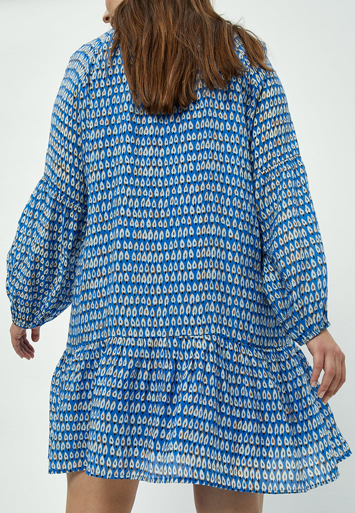 Peppercorn Marika Hensley Kjole Curve Kjoler 2993P Marina Blue Print