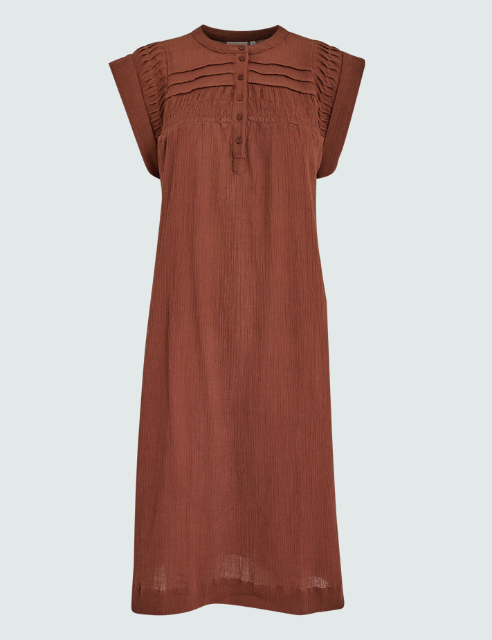 Peppercorn PCAdeline Dress Kjoler 5009 Brandy Brown