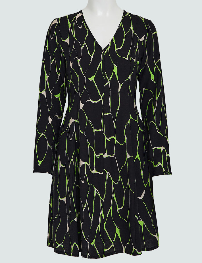 Peppercorn PCParker Odette Short Dress Kjoler 3186P Foliage Green Print