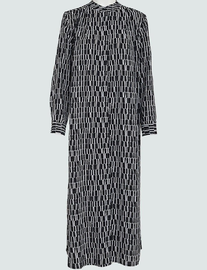 Peppercorn PCPhilippa Maxi Dress Kjoler 2326P Gray Violet Print