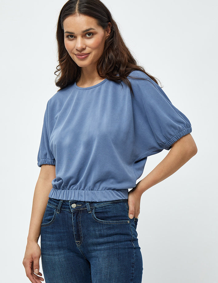 Minus Addilyn top Toppe 1041 Dusty Blue