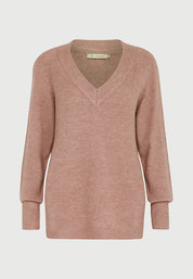 Peppercorn Aliah Pullover Curve Pullover 4458M Ash Rose Melange