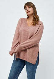 Peppercorn Aliah Pullover Curve Pullover 4458M Ash Rose Melange