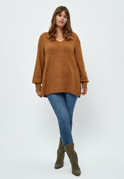 Peppercorn Aliah Pullover Curve Pullover 5351M GLAZED GINGER MEL