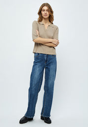 Desires Anne Polo Pullover Pullover 0021 Cobblestone