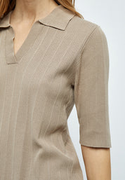 Desires Anne Polo Pullover Pullover 0021 Cobblestone
