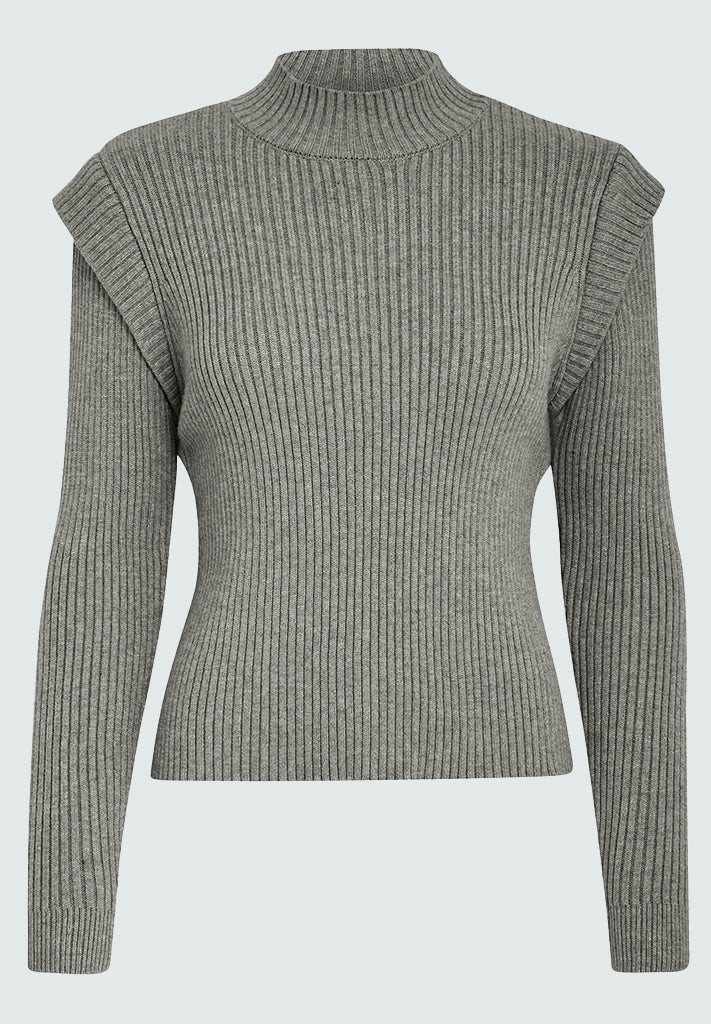 Minus Avaline Strik Pullover Pullover 148M Gunmetal Melange