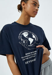 Beyond Now Beate t-shirt T-Shirt 5999 Nightshade