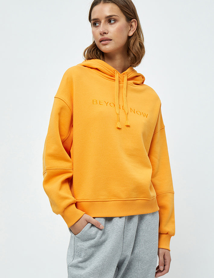 Beyond Now Brielle hættetrøje Sweatshirts 6841 Orange Blossom