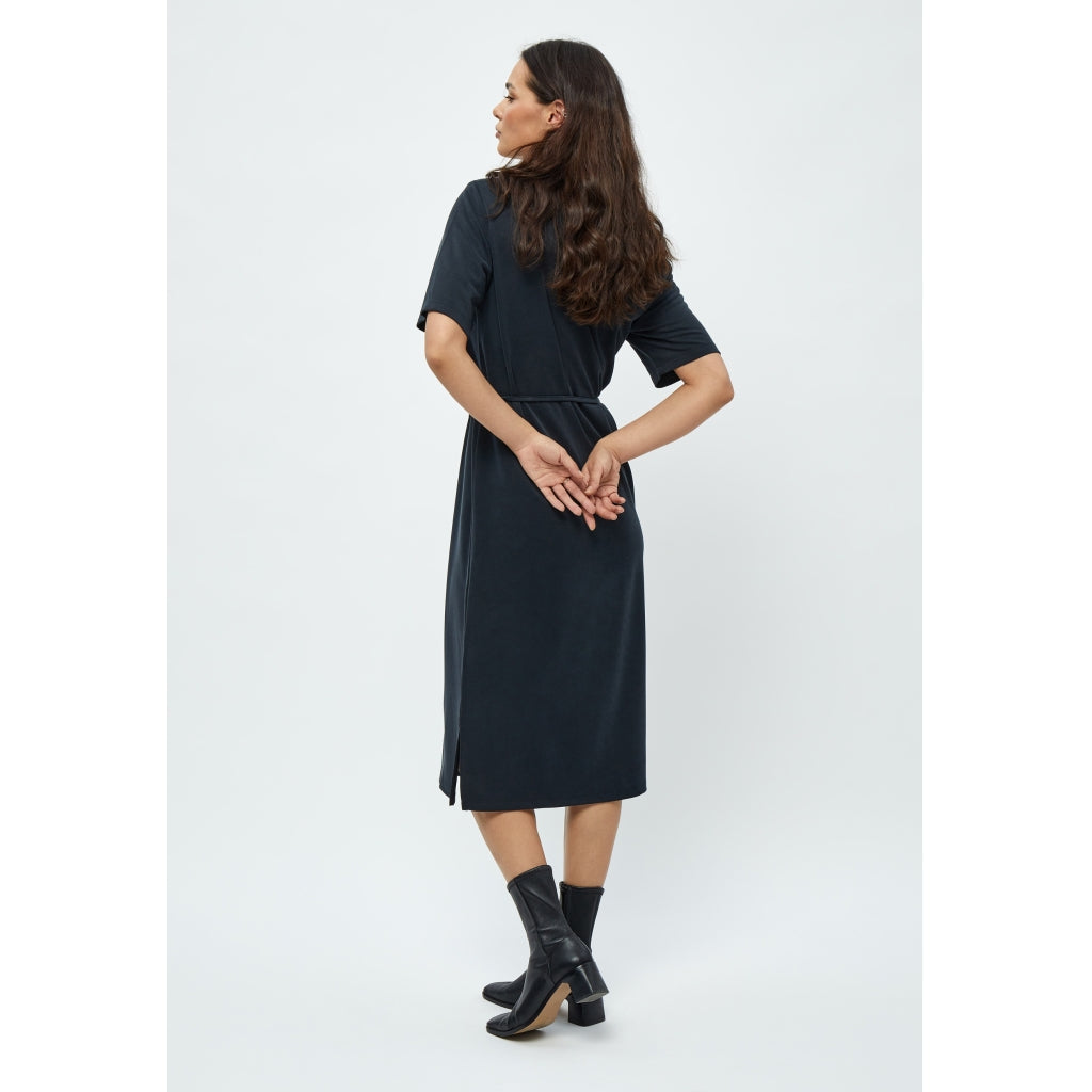 Minus Brinley Midi Kjole Kjoler 164 Black 2