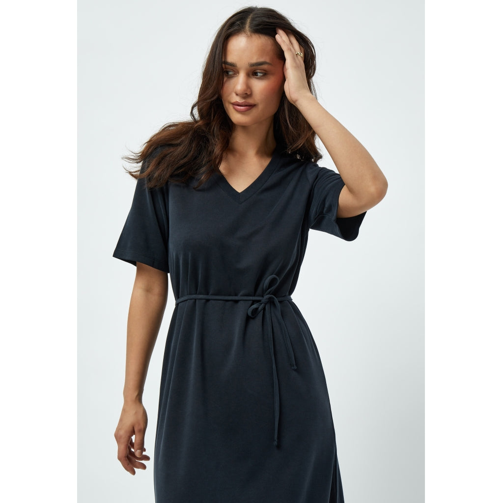 Minus Brinley Midi Kjole Kjoler 164 Black 2