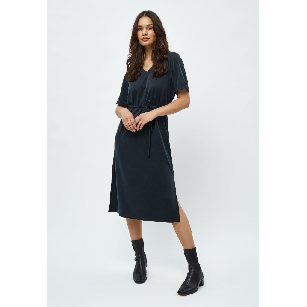 Minus Brinley Midi Kjole Kjoler 164 Black 2