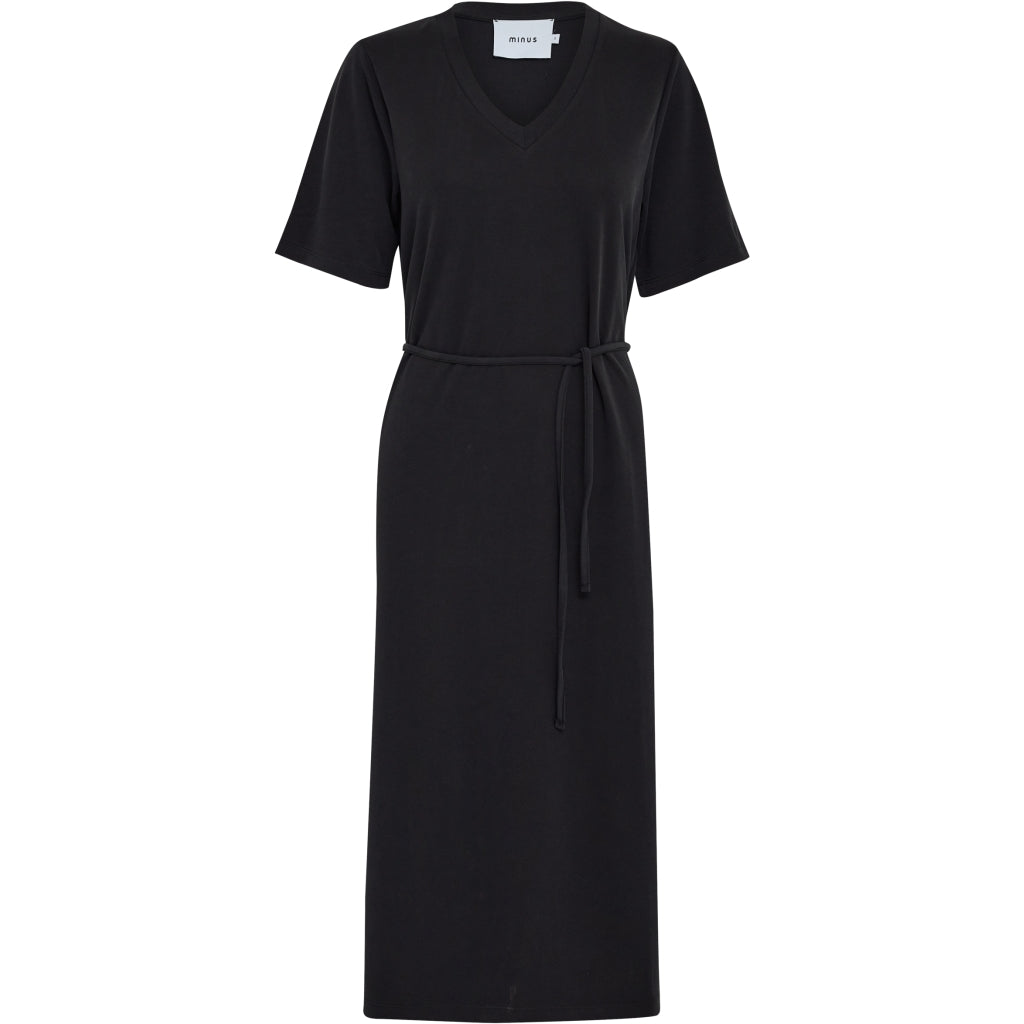 Minus Brinley Midi Kjole Kjoler 164 Black 2