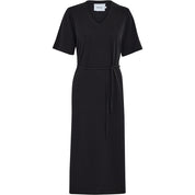 Minus Brinley Midi Kjole Kjoler 164 Black 2