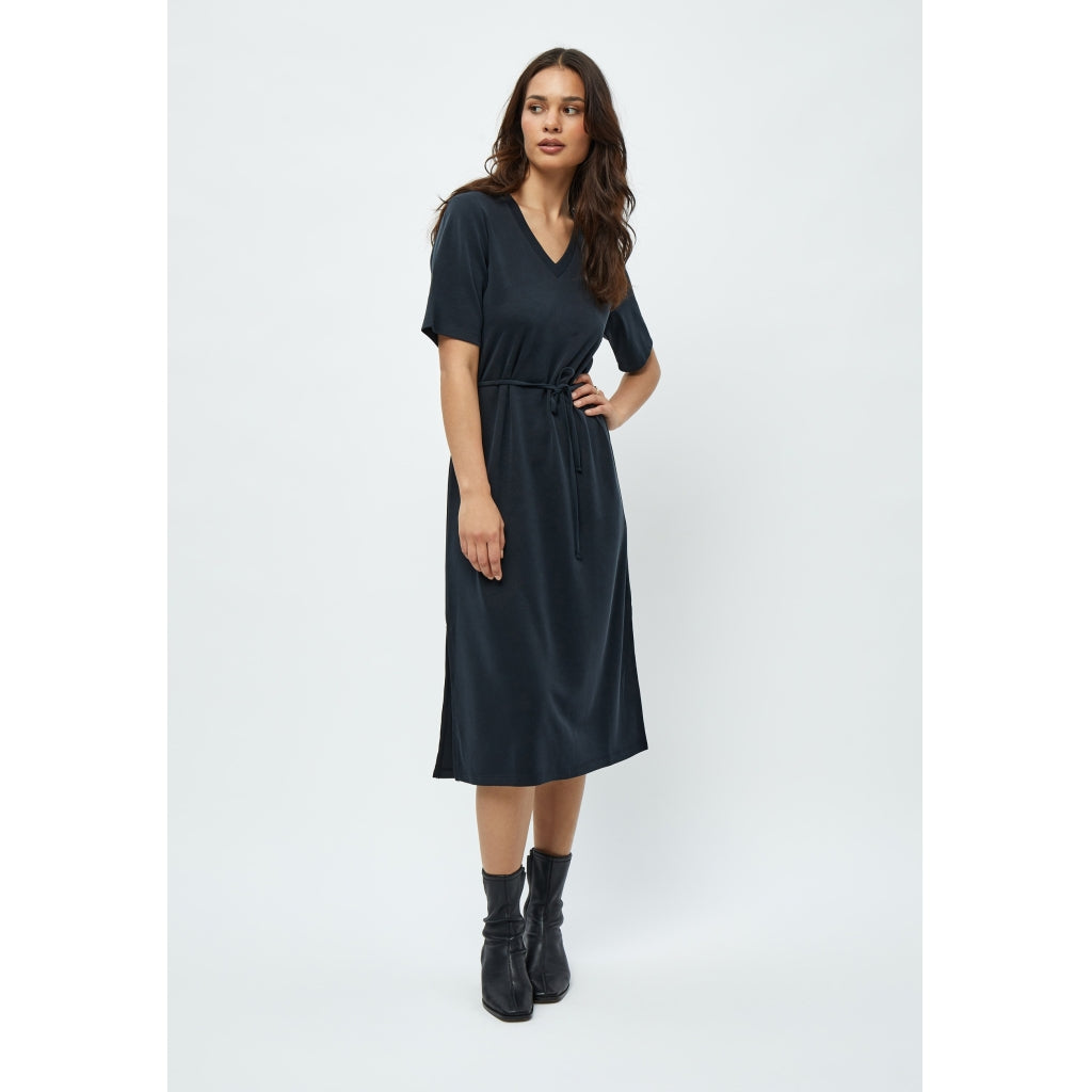 Minus Brinley Midi Kjole Kjoler 164 Black 2