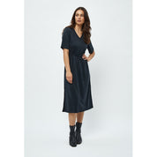 Minus Brinley Midi Kjole Kjoler 164 Black 2