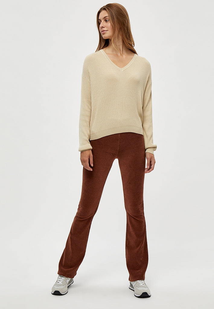 Desires Britt Flared Leggings Bukser 5351 GLAZED GINGER