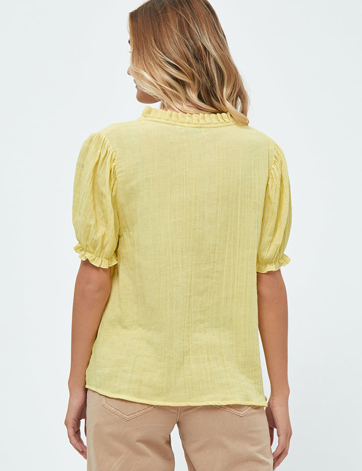 Desires Cabena Bluse Bluser 6107 Canary Yellow