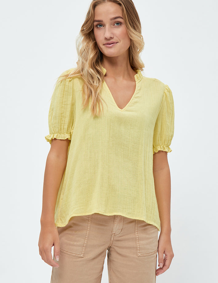 Desires Cabena Bluse Bluser 6107 Canary Yellow