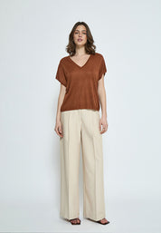 Minus Carlina T-Shirt T-Shirt 3000L Desert Sand Metal.
