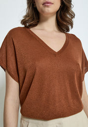 Minus Carlina T-Shirt T-Shirt 3000L Desert Sand Metal.