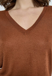 Minus Carlina Batsleeve Knit Tee T-Shirt 3000L Desert Sand Metal.