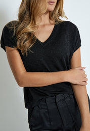 Minus Carlina T-Shirt T-Shirt 356 Black Metallic