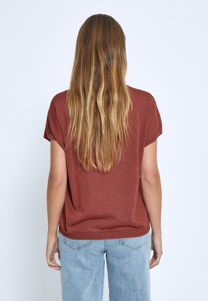 Minus Carlina T-Shirt T-Shirt 4800MET Smoked Paprika Met.