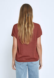 Minus Carlina T-Shirt T-Shirt 4800MET Smoked Paprika Met.