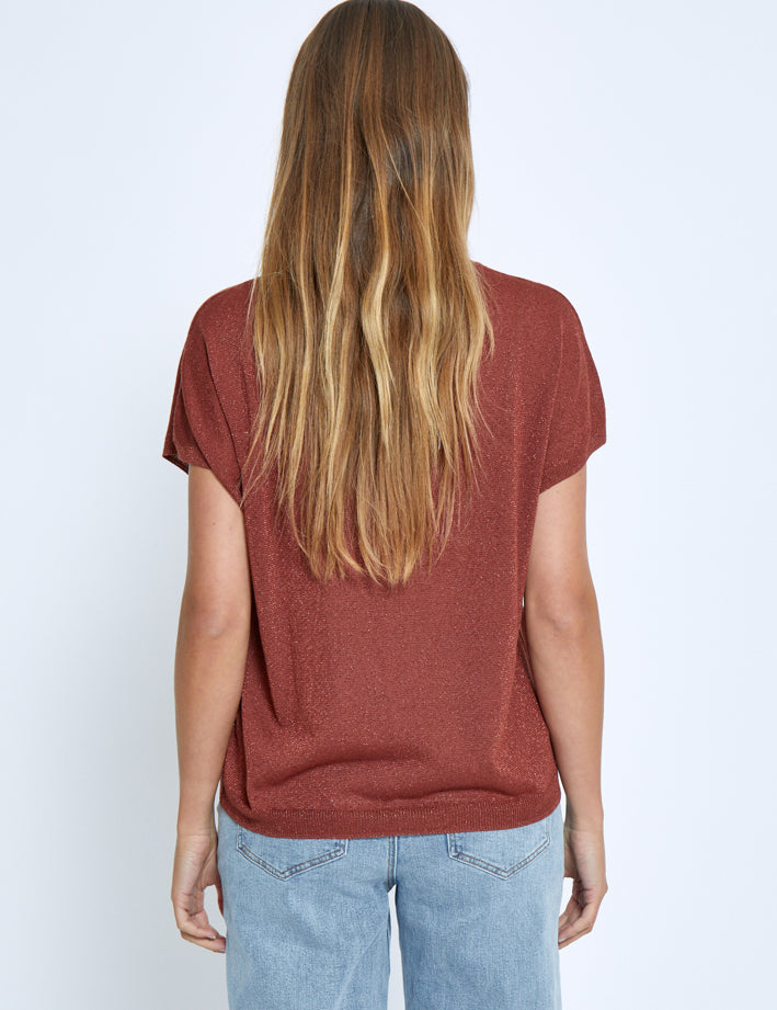 Minus Carlina T-Shirt T-Shirt 4800MET Smoked Paprika Met.