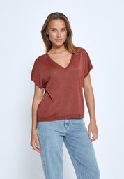 Minus Carlina T-Shirt T-Shirt 4800MET Smoked Paprika Met.