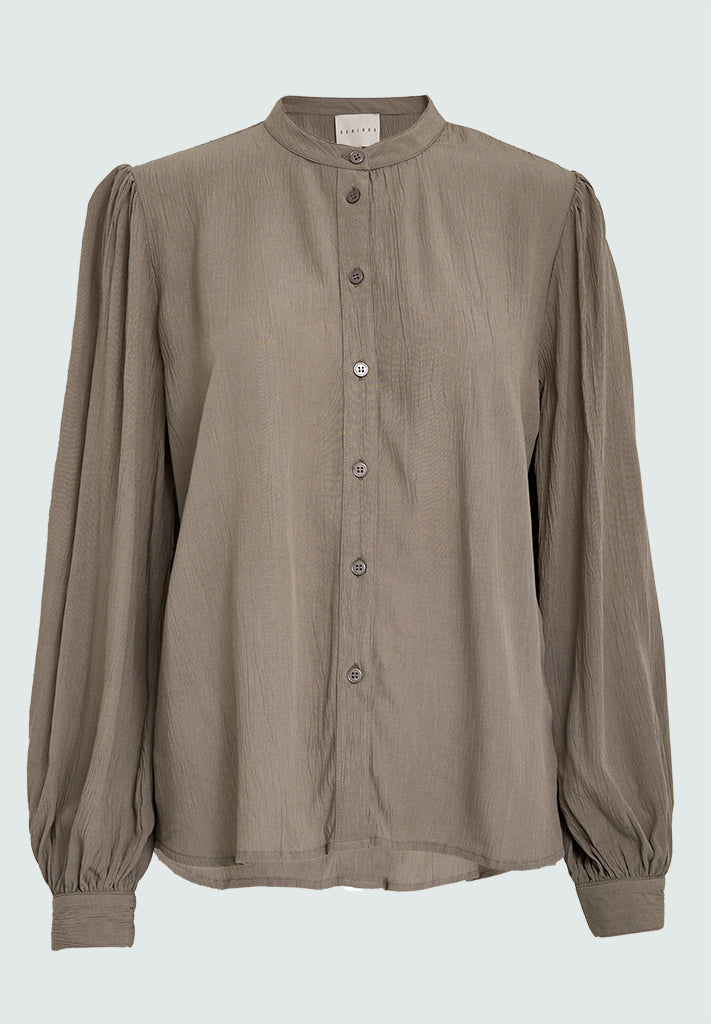 Desires DSAggi Relaxed Shirt Skjorter 1458 Brindle Taupe
