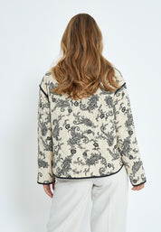 Desires DSCora Qualited Jacket Jakker 2206P Fog Sand Print