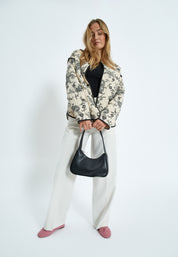 Desires DSCora Qualited Jacket Jakker 2206P Fog Sand Print