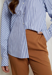 Desires DSCynthia Striped Shirt Skjorter 5024S Royal Blue Stripe