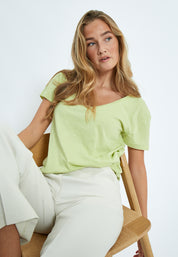 Desires DSDannon V T-Shirt T-Shirt 3204 Lily Green