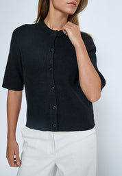 Desires DSDelta Short Sleeve Knit Cardigan Cardigans Sort