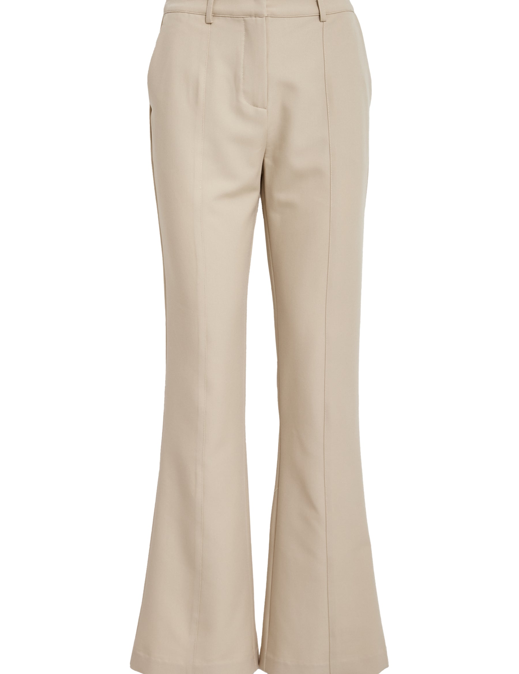 Desires DSDolly Mid Waisted Flared Pant Bukser 2105 Feather Gray
