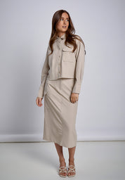 Desires DSEleanor Midi Cargo Skirt Nederdele 4042 Ancient Scroll
