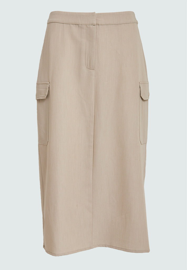 Desires DSEleanor Midi Cargo Skirt Nederdele 4042 Ancient Scroll
