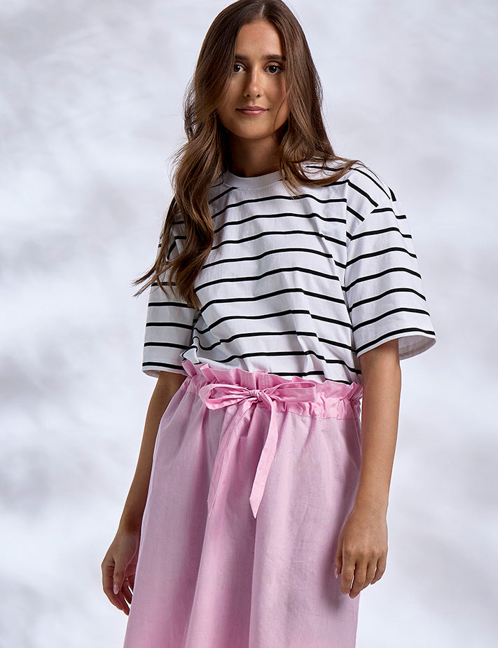 Desires DSElin Striped T-Shirt T-Shirt 9000S Black Stripe
