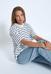 Desires DSElin Striped T-Shirt T-Shirt 9000S Black Stripe