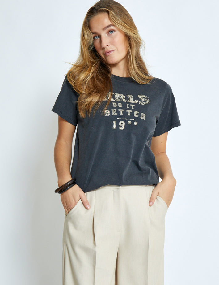 Desires DSElise T-Shirt T-Shirt 2101 Ebony Grey