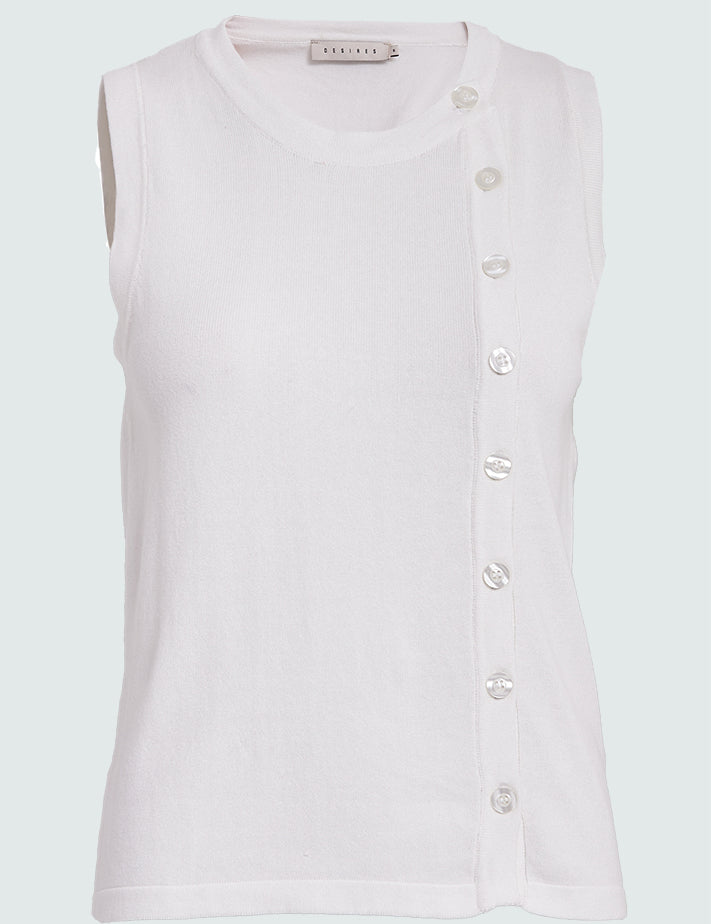 Desires DSElla Knit Top Toppe 235 Cloud Dancer