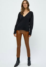 Desires DSEmilla Leggings Leggings 5428 LEATHER BROWN