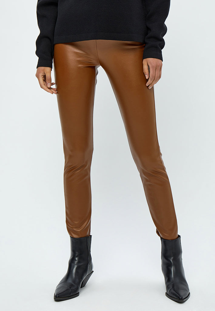Desires DSEmilla Leggings Leggings 5428 LEATHER BROWN
