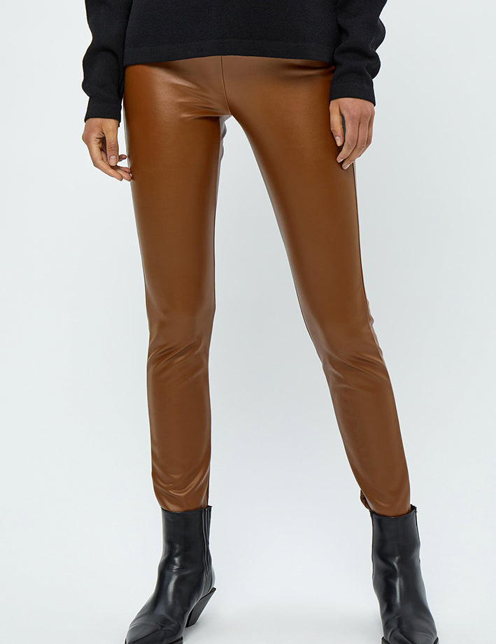 Desires DSEmilla Leggings Leggings 5428 LEATHER BROWN