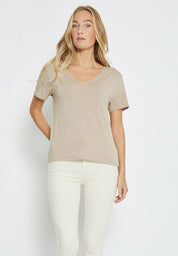 Desires DSEven V Top T-Shirt 0021 Cobblestone