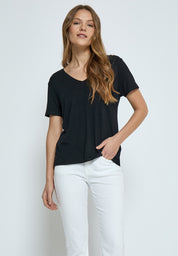 Desires DSEven V Top T-Shirt Sort